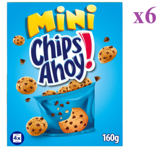 6 Paquetes de Galletas mini con pepitas de chocolate Chips Ahoy 160 g. por 6.5€