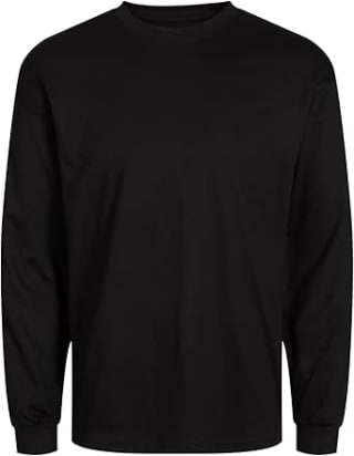 Jack & Jones Men's Cotton Jjeurban Edge Long Sleeve Tee Shirt Size XL