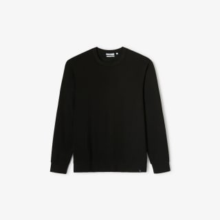 Sweat col rond uni - Noir à 15€