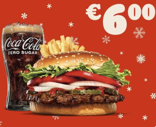 Whopper Menu voor €6 bij Burger King