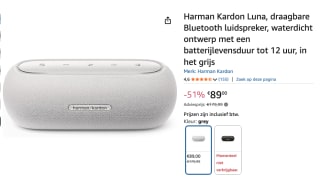 Harman Kardon Luna Grijs Draadloze speaker voor €89 bij Amazon