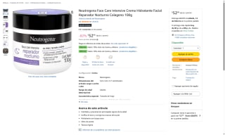 Neutrogena Face Care Intensive 100g por $53 | Amazon