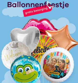 Gratis verzending op alle ballonnen bij Greetz