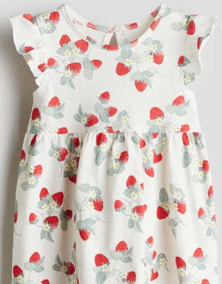Robe imprimée en coton pour enfant au prix de 0,99€
