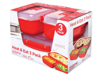 Boîtes à repas empilables avec couvercles étanches à 12,99€