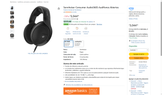Sennheiser HD 560S por $3,044 | Oferta Amazon