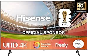Hisense 55" 55E6QTUK 4K Ultra HD Smart TV – Free Installation & Voucher £236 (Amazon