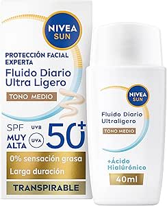 NIVEA SUN Fluido Diario con Color FPS 50+ 40 ml por 9.57€