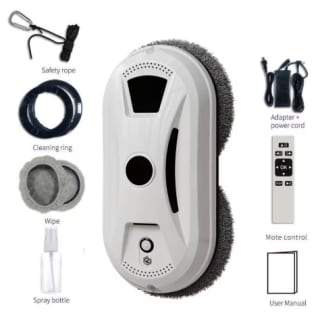 Robot aspirador ultrafino para limpieza de ventanas por solo 29.26€