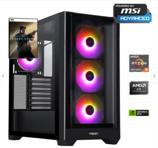 PC GAMER AMD Ryzen 5 7500X3D RTX 5070 de 32Go DDR5 à 1.713,28€