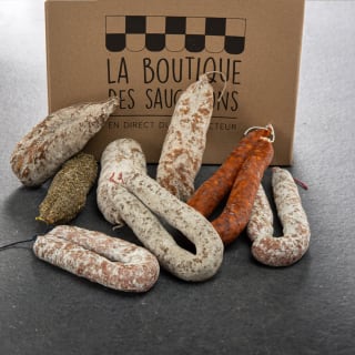 Panier Saucissons Déclassés Anti-Gaspi - 2kg pour 32€ chez La Boutique Des Saucissons
