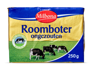 Roomboter ongezouten 250 g voor €1,09 bij Lidl