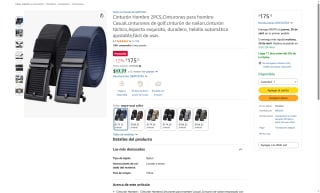 Cinturón Hombre 2 Piezas por $175 | Oferta Amazon