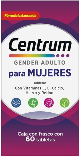 Centrum Multivitamínico Mujer 60 tabletas por $200 | Oferta Amazon