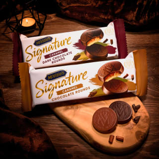 McVitie's Signature Dark Chocolate Rounds Biscuits 109g for £0.95 at Tesco