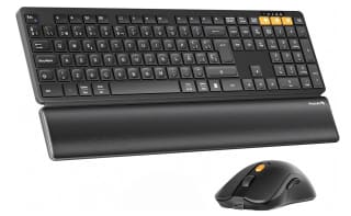Protoarc km60 teclado y raton inalambrico bluetooth negro por 39,99€