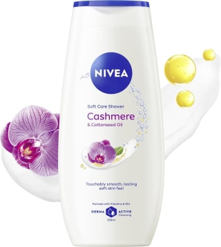 NIVEA Cashmere and Cottonseed Oil Soft Care Shower Gel, 250 ml for £1.20 at Amazon
