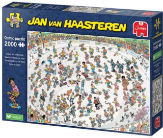 Jan van Haasteren Skateboarden in de bowl - Puzzel 2000 stukjes voor €22,48 bij Bol