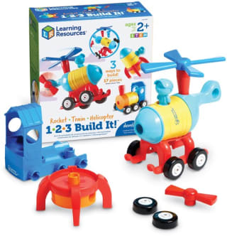 Learning Resources 1-2-3 Build It! Rocket-Train-Helicopter (2+) voor €16,39 bij Bol