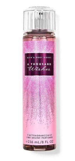 A Thousand Wishes, Mist Corporal. $11.994, disponible en Bath & Body Works. Chile