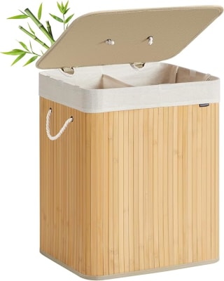 SONGMICS cesto de ropa sucia (120 L) por 22,60€ en Amazon