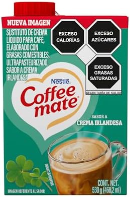 Coffee Mate Liquido Crema Irlandesa 530 g por $31 en Amazon