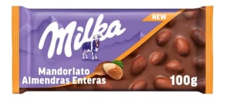 Milka, Tableta de Chocolate con Leche de los Alpes con Almendras Enteras, 100g 1.62