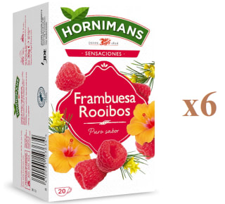 6 x Hornimans Infusión de Frambuesa Rooibos 100% Natural | 20 bolsas | Sin Teína 8.6€
