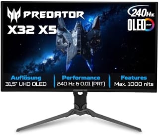 Acer Predator X32 X5 31,5 inch 4K OLED voor €603,24 bij Amazon