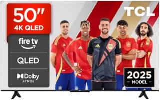 TCL 50T6C Televisor 50 Pulgadas QLED 4K, Smart TV con Fire TV por 299€