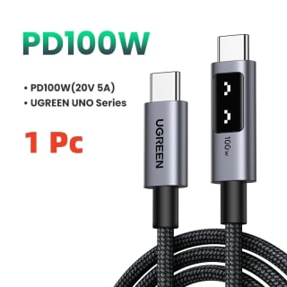 UGREEN UNO PD100W cable USB-C por $68 en AliExpress