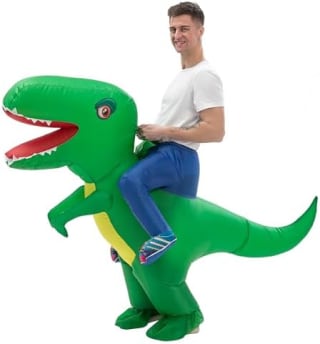 IRETG Déguisement gonflable dinosaure taille adulte pour 18,99€ chez Amazon