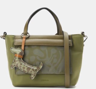 Bolso de mano con bolsillo frontal y print reversible Jo & Mr. Joe por 18.38€