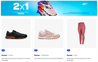 2x1 en Reebok en Martí