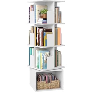 IBUYKE Librería giratoria de 4 niveles por 32,78€ en Amazon