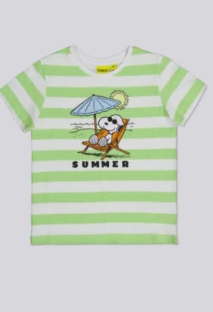 Camiseta infantil Rayas Snoopy Peanuts por 2.99€