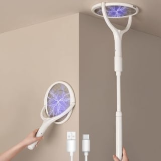 GeckoMan elektrische vliegenmepper (uitschuifbare handgreep) voor €25,49 bij Amazon