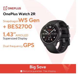 OnePlus Reloj 2R Smartwatch Snapdragon W5 por 100,99€