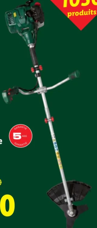 Débroussailleuse sans fil 2 en 1 Parkside à 69€