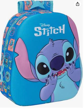 Safta Mochila 3D Stitch 27 X 33 X 10 Cm por por 5.95€