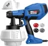 NEU MASTER Electric Paint Sprayer 500W HVLP with 1200ml Tank, 4 Nozzles - Blue NSG01