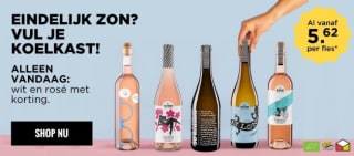 25% korting op alle rosé en witte wijnen bij Neleman