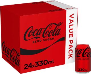Coca-Cola Zero Sugar 24 x 330 ml cans for £7.27 at Amazon