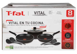Batería T-Fal 8pzas Vital por $538 | Chedraui