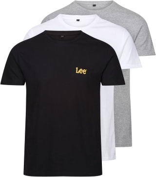 Lee Larkin Camiseta de Hombre (pack de 3) por 22,48€ en Amazon
