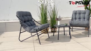 Terrabeta 3-delige tuinset (2 stoelen en tafel) voor €94,99 bij Joybuy