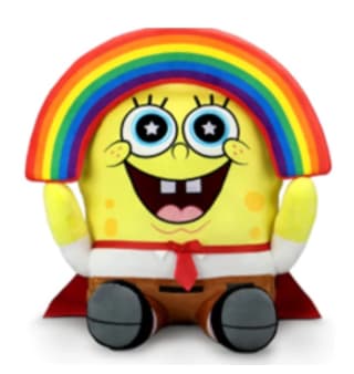 Kidrobot Peluche Bob Sponja Arcoiris de 40cm por 9.99€.