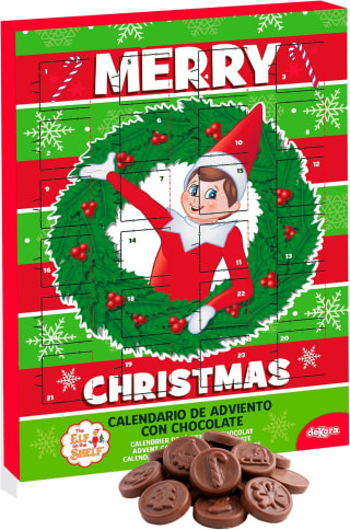 Calendario de Adviento Chocolate Superman, Peppa Pig o Elfo por 2.65€
