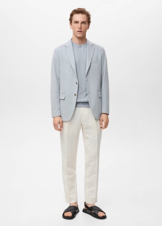 Americana Verner slim fit algodón por 19,99€ en Mango Outlet