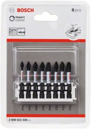 Bosch 8x PRO Impact schroefbitset 55 mm voor €10,99 bij Amazon